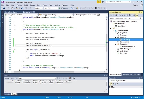 UseMvc Default Route