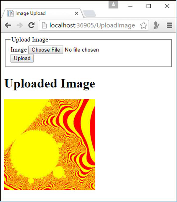 Click Upload Image