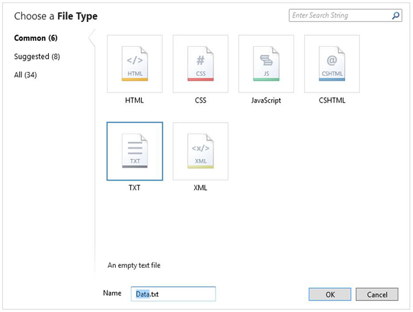 TextData CSHTML