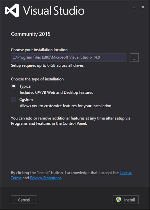 Visual Studio Installation