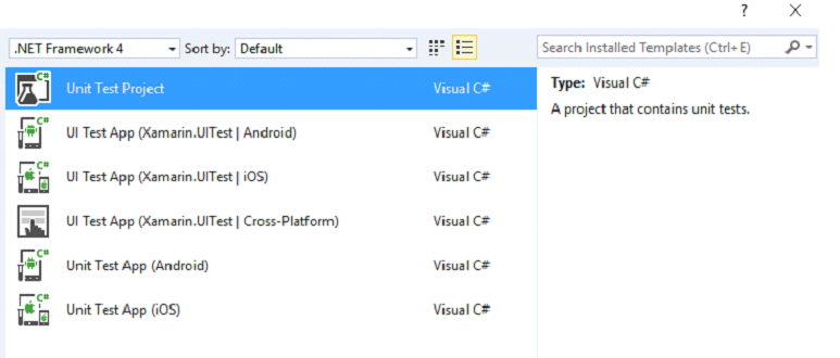 Unit Test Project