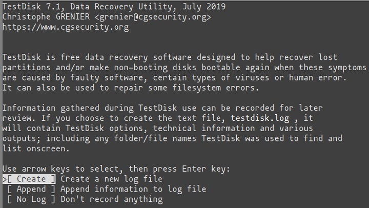 Install TestDisk in Linux