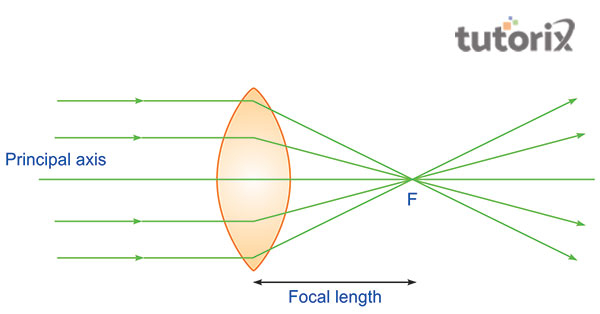 Principle Focus and Focal Length in Radius of curvature