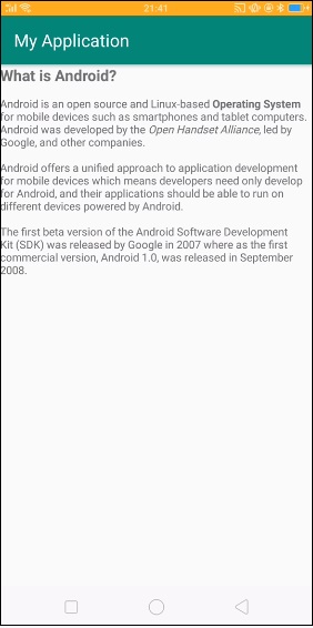 Android Description