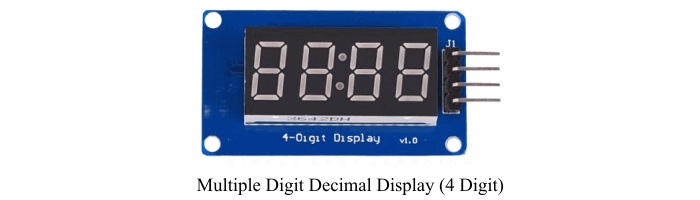 Multiple Digit Decimal Display (4 Digits)
