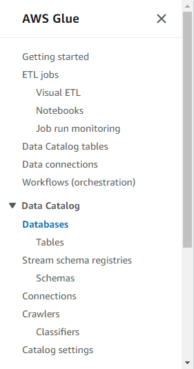 Setup Your AWS Glue Database