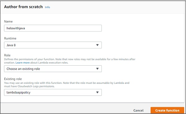 AWS Console For Java