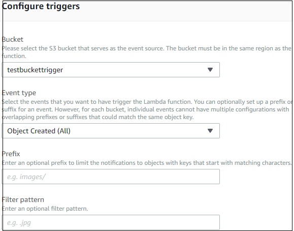 Configure Trigger