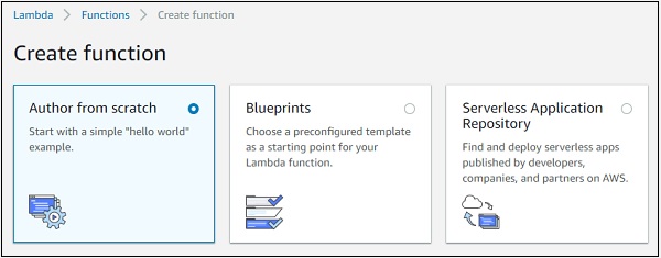 Create Function Display