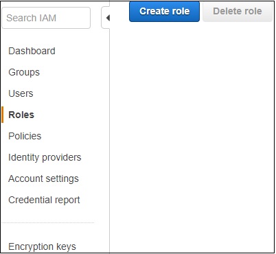 Create Role Dashboard