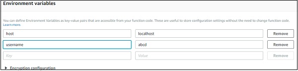 Lambda Environment