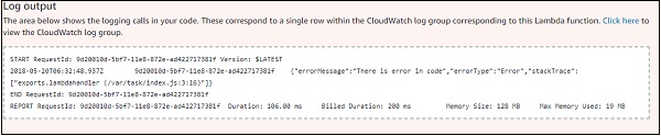 Log Output