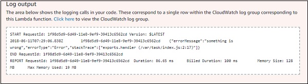 Log Output Observation