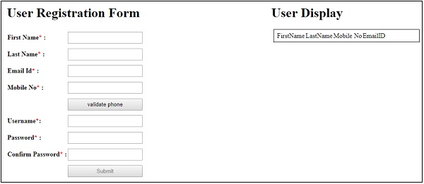 User Registration