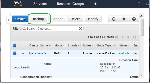 Cluster Backup 1