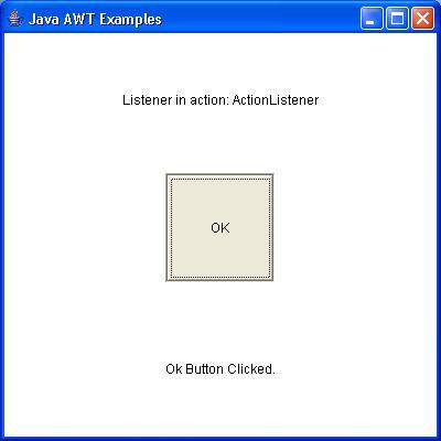 AWT ActionListener