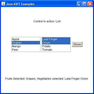 AWT List