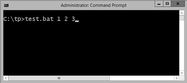 Command Line Arguments