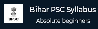 Bihar PSC Syllabus