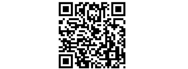 QR Code showing a random address of Bitcoin