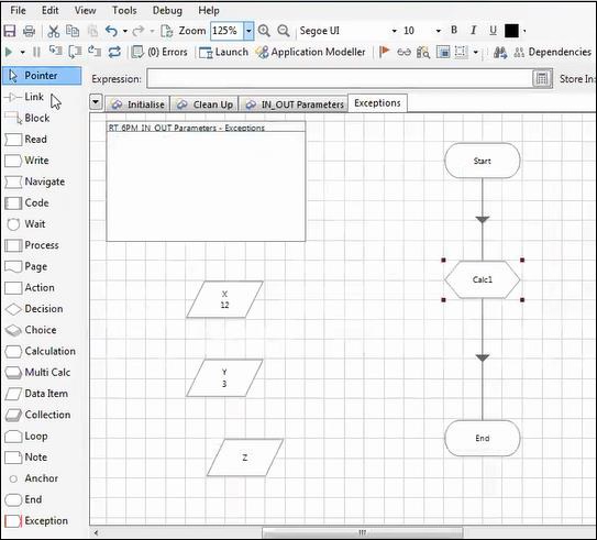 Create 3 Data Items