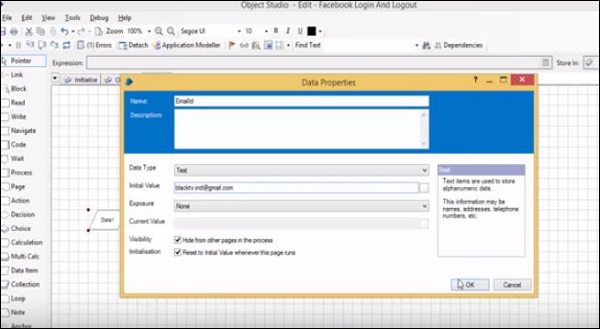 Create Data Items