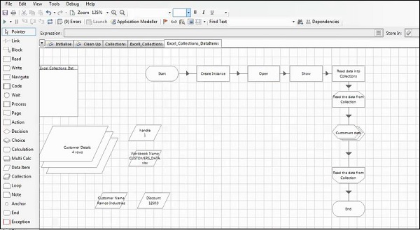 Worksheet as Collections