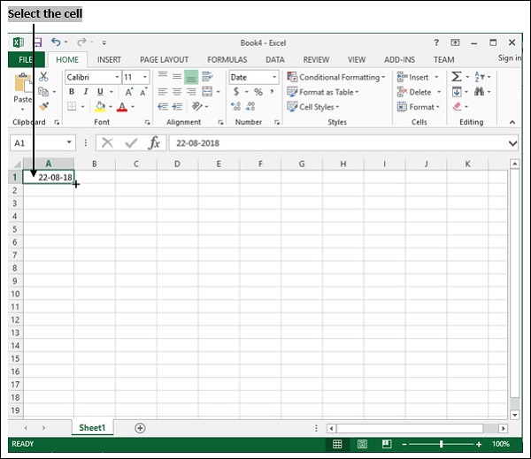 Select Multi Cell Example