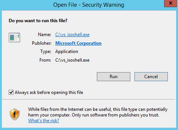 Double Click to Start Installation