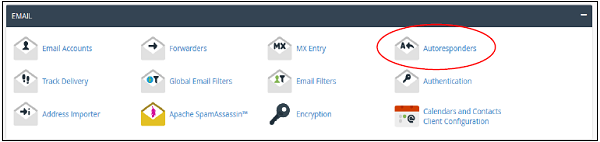 cPanel Autoresponders