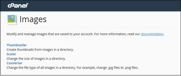 cPanel Images