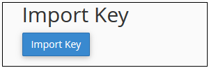 Import Key