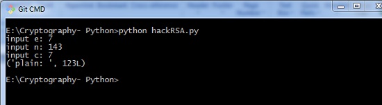 Hacking RSA cipher