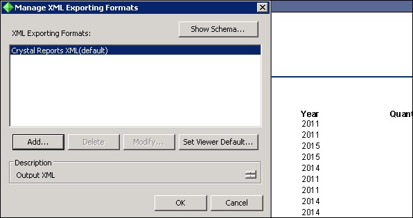 Manage XML Format