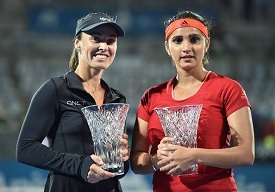 Sania Mirza and Martina Hingis