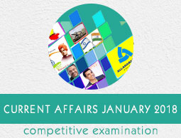 Current Affairs January 2018