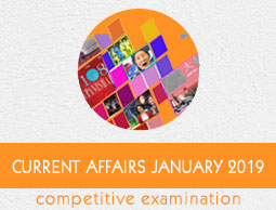 Current Affairs January 2019