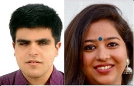 Kartik Sawhney and Neha Swain