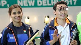 Jitu Rai and Heena Sidhu