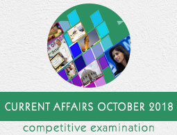 Current Affairs October 2018