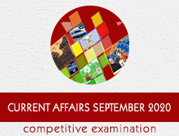 Current Affairs September 2020