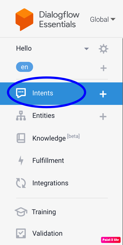 Dialogflow Intent Matching