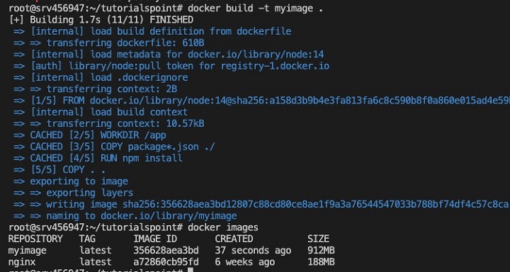 docker build Command