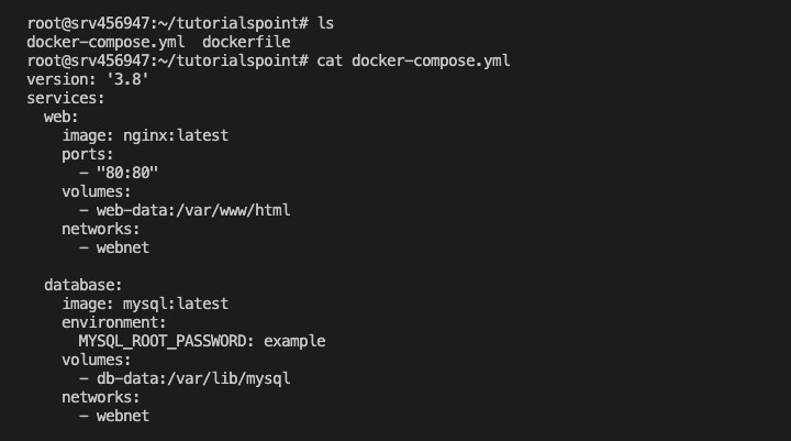 Docker Compose File Mechanism (YAML)