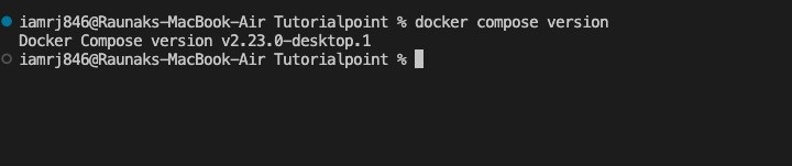 docker compose version