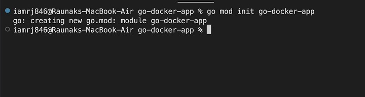 Docker Setting Go 2