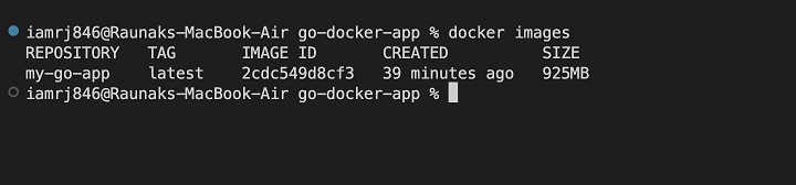 Docker Setting Go 5