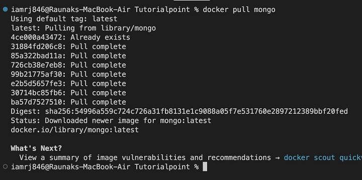 Docker Setting MongoDB 1