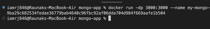 Docker Setting MongoDB 6