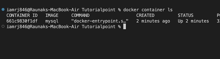 Docker Setting MySQL 4